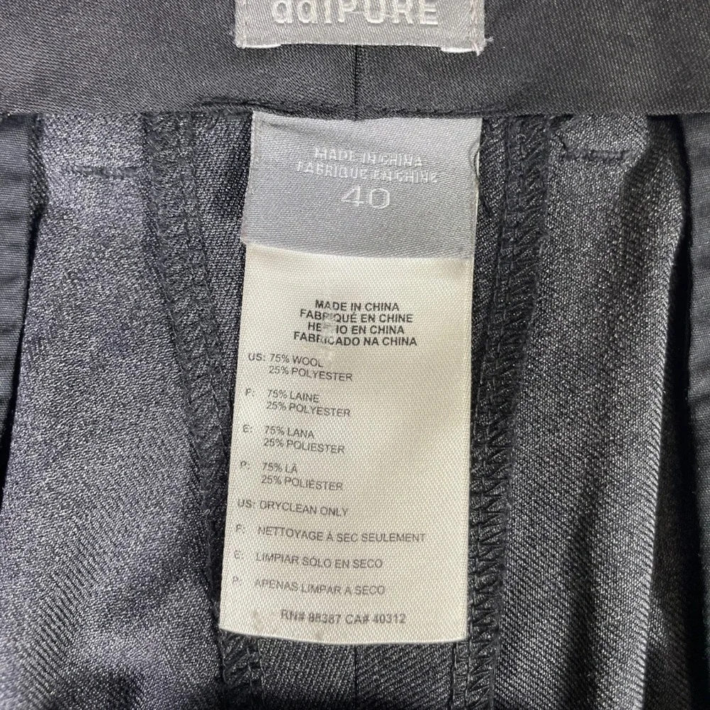 Adidas Adipure Golf Dress Pants Mens 40 Charcoal Gray Mid Rise Performance